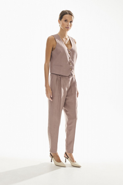 Брюки DAVA 5116 бежевый - фото 4