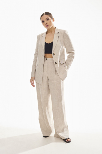 Брюки DAVA 5227 бежевый - фото 8