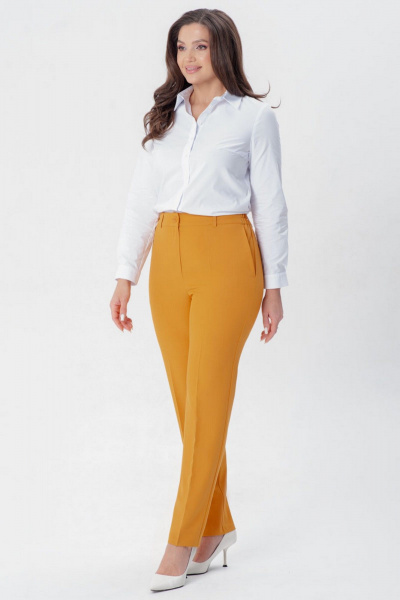 Брюки, жилет IVARI 20403/1 горчичный - фото 8