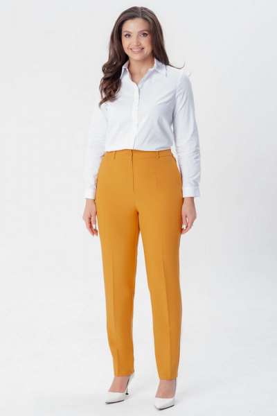 Брюки, жилет IVARI 20403/1 горчичный - фото 7