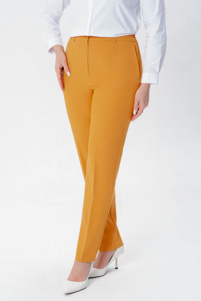 Брюки, жилет IVARI 20403/1 горчичный - фото 9