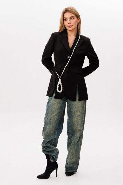 Жакет Amberа Style 1114 черный - фото 7