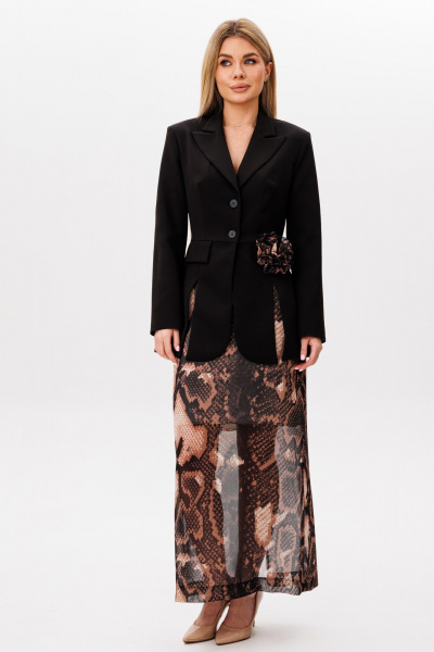 Жакет Amberа Style 1114 черный - фото 4