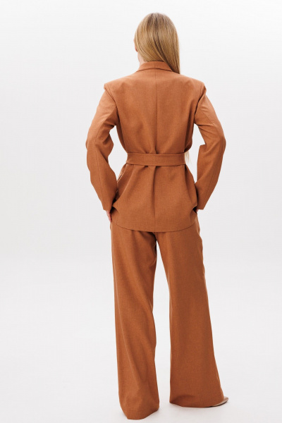 Брюки, жакет Amberа Style 2041-2 терракот - фото 7