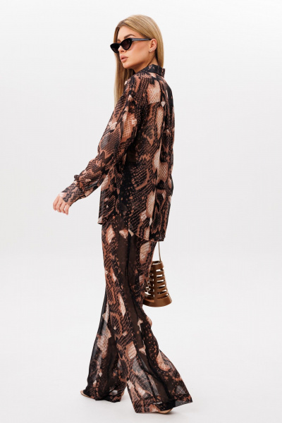 Блуза, брюки Ambera Style 2109 питон - фото 3