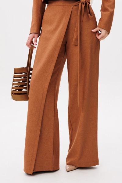 Брюки, жакет Amberа Style 2112 терракот - фото 5