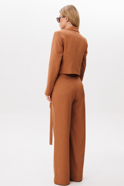 Брюки, жакет Amberа Style 2112 терракот - фото 3