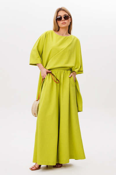 Брюки, туника Ambera Style 2115 горчица - фото 5