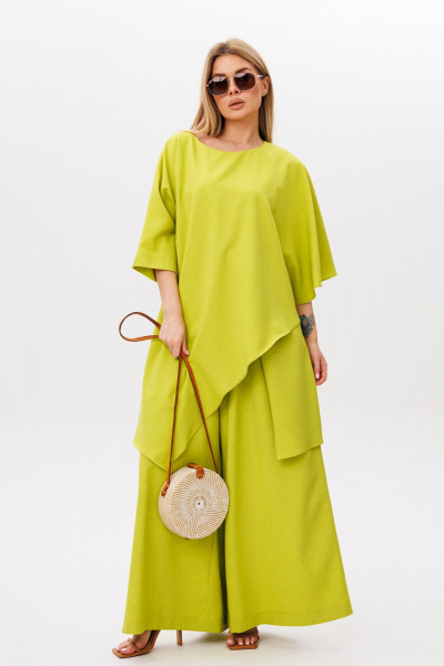 Брюки, туника Ambera Style 2115 горчица - фото 3