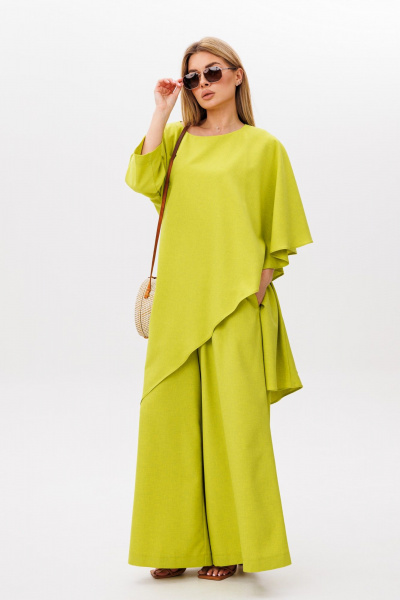 Брюки, туника Ambera Style 2115 горчица - фото 2