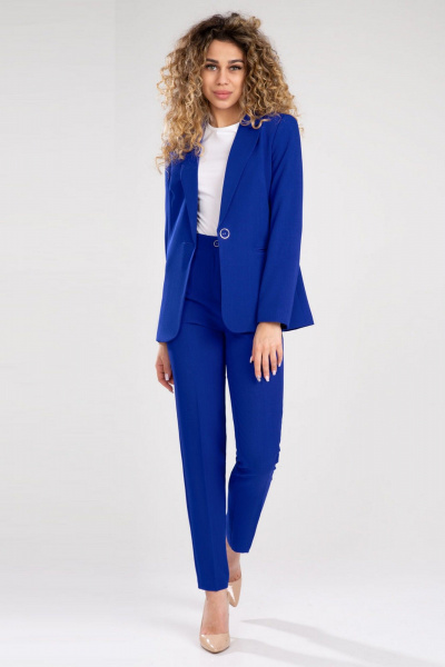 Брюки, жакет IVARI 10403/1 василек - фото 2
