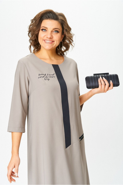 Платье Michel chic 2073/1 латте - фото 7