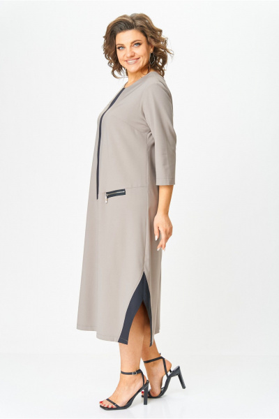 Платье Michel chic 2073/1 латте - фото 4