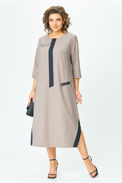 Платье Michel chic 2073/1 латте - фото 3
