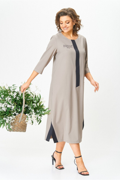 Платье Michel chic 2073/1 латте - фото 2