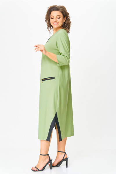 Платье Michel chic 2073/1 фисташковый - фото 4