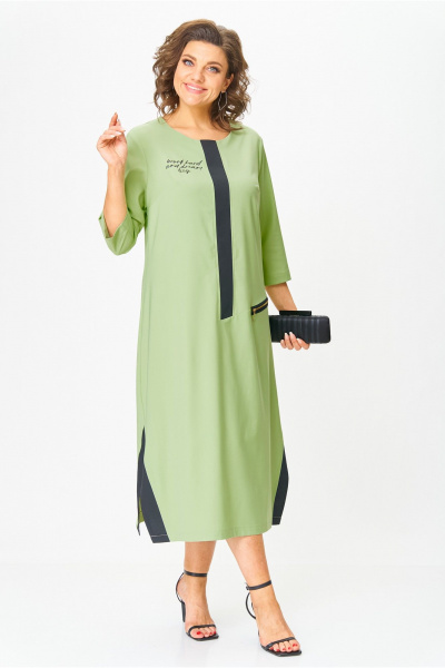 Платье Michel chic 2073/1 фисташковый - фото 2