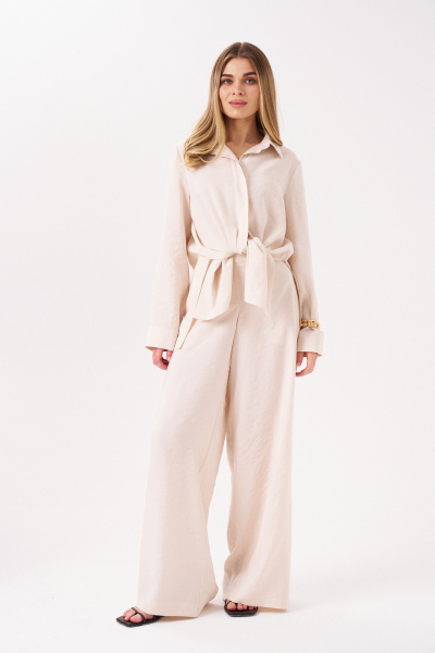 Брюки Панда 17960 бежевый - фото 1