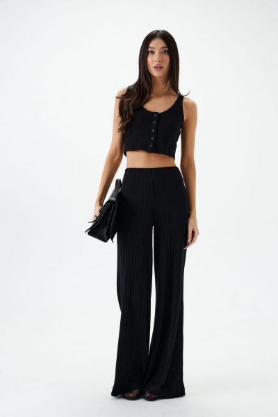 Топ из трикотажа с бретелями и пуговицами для стильных комбинаций ANNETE A971 - фото 1