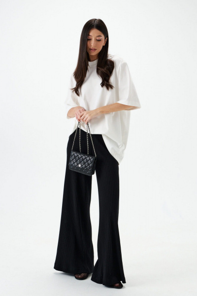 Юбка полуприлегающая в горошек из струящегося полотна ANNETE A1300 - фото 5