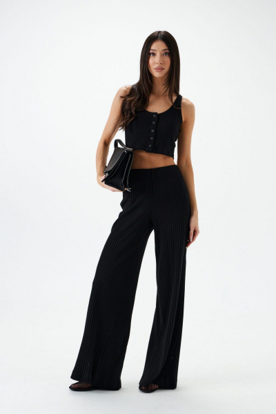 Юбка полуприлегающая в горошек из струящегося полотна ANNETE A1300 - фото 1