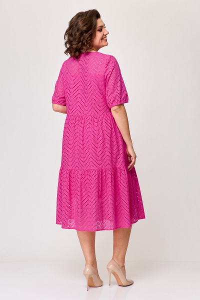 Платье Slaviaelit 538 розовый - фото 5