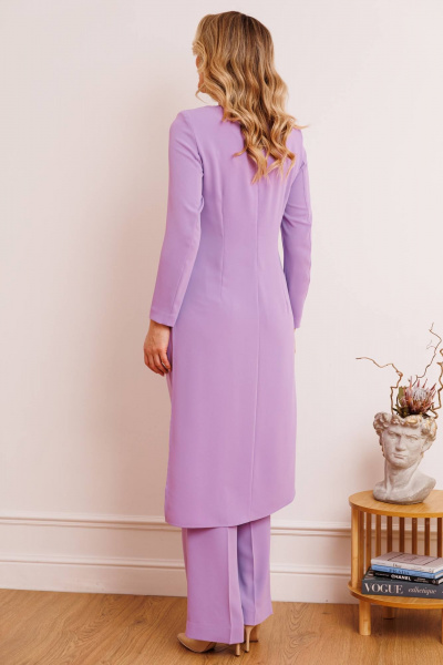 Брюки, туника Мода Юрс 2887 сирень - фото 6