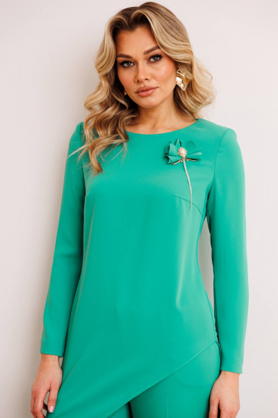 Брюки, туника Мода Юрс 2887 зеленый - фото 3