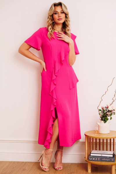 Платье Мода Юрс 2863 фуксия - фото 3