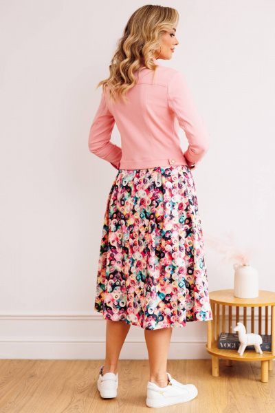 Куртка, юбка Мода Юрс 2400 пудра - фото 8