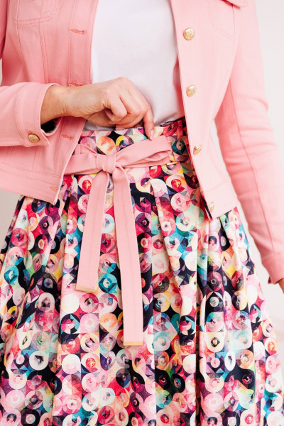 Куртка, юбка Мода Юрс 2400 пудра - фото 7