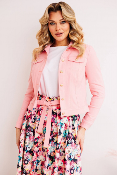 Куртка, юбка Мода Юрс 2400 пудра - фото 4