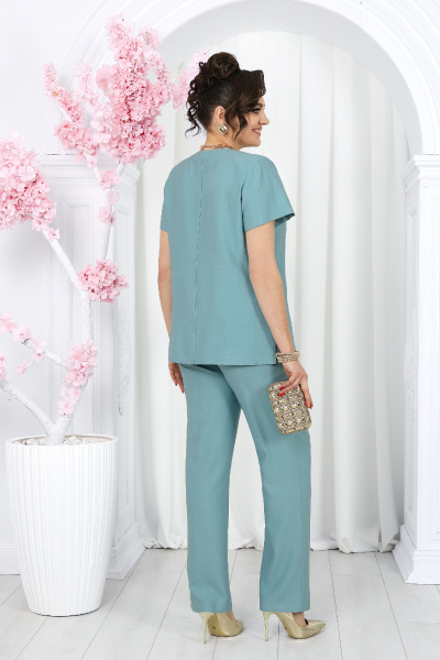Блуза, брюки Ninele 6003 бирюзовый - фото 8