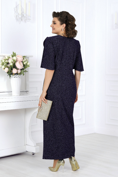 Платье Ninele 7481 синий - фото 8