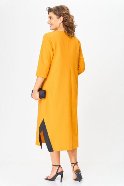 Платье Michel chic 2073/1 горчичный - фото 7