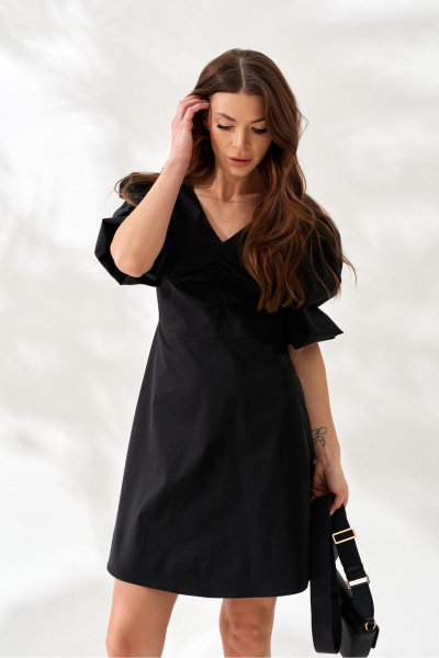 Платье ELLETTO 1068 черный - фото 8