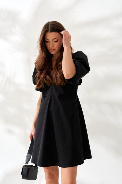 Платье ELLETTO 1068 черный - фото 6