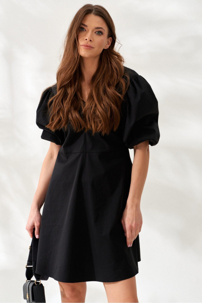 Платье ELLETTO 1068 черный - фото 5