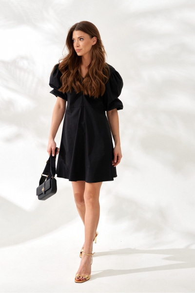 Платье ELLETTO 1068 черный - фото 3