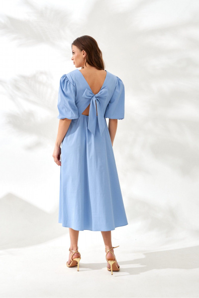 Платье ELLETTO 1071 голубой - фото 7