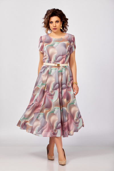 Платье Swallow 843.1 пастельный/мультиколор - фото 6
