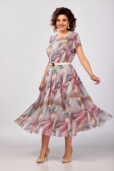 Платье Swallow 843.1 пастельный/мультиколор - фото 5