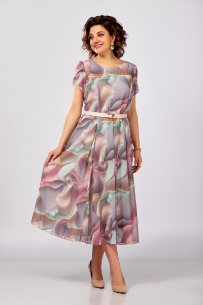 Платье Swallow 843.1 пастельный/мультиколор - фото 3