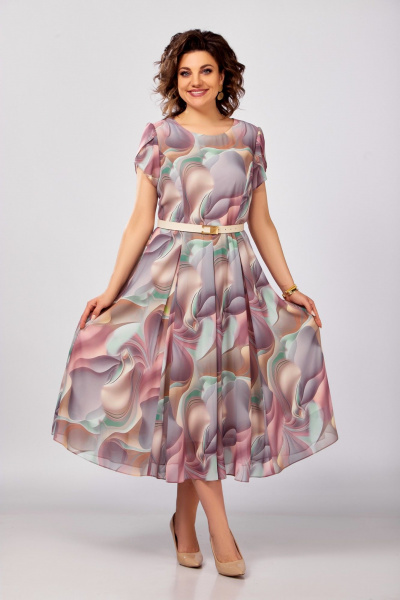 Платье Swallow 843.1 пастельный/мультиколор - фото 2