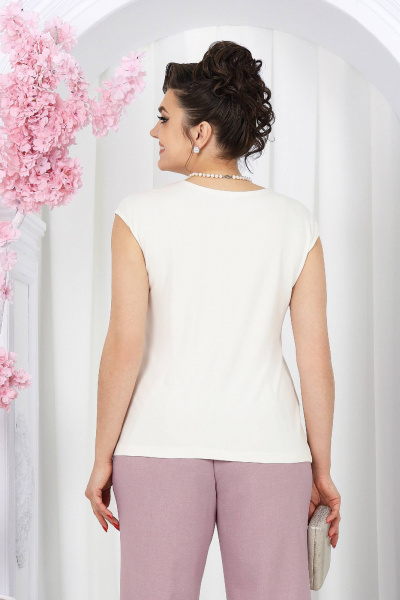 Блуза, брюки, жакет Ninele 7488 пудра - фото 14