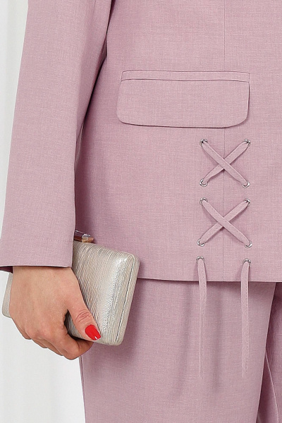 Блуза, брюки, жакет Ninele 7488 пудра - фото 9