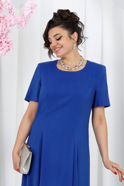 Жакет, платье Ninele 7489 василек - фото 8