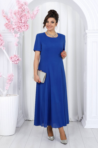 Жакет, платье Ninele 7489 василек - фото 7