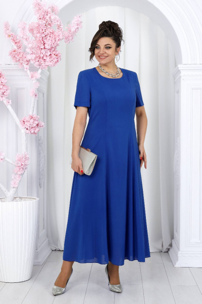 Жакет, платье Ninele 7489 василек - фото 2