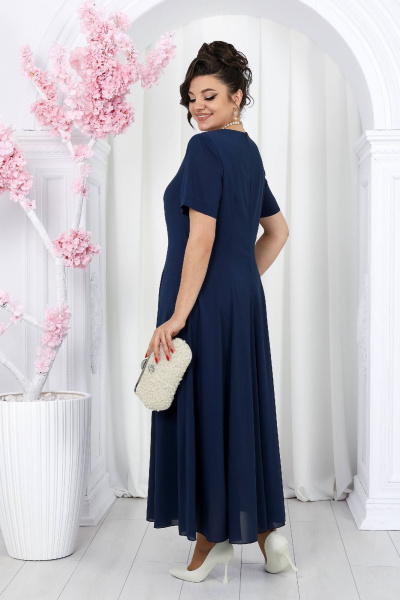 Жакет, платье Ninele 7489 синий - фото 13